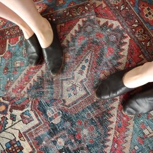 Zara Black Leather Loafer